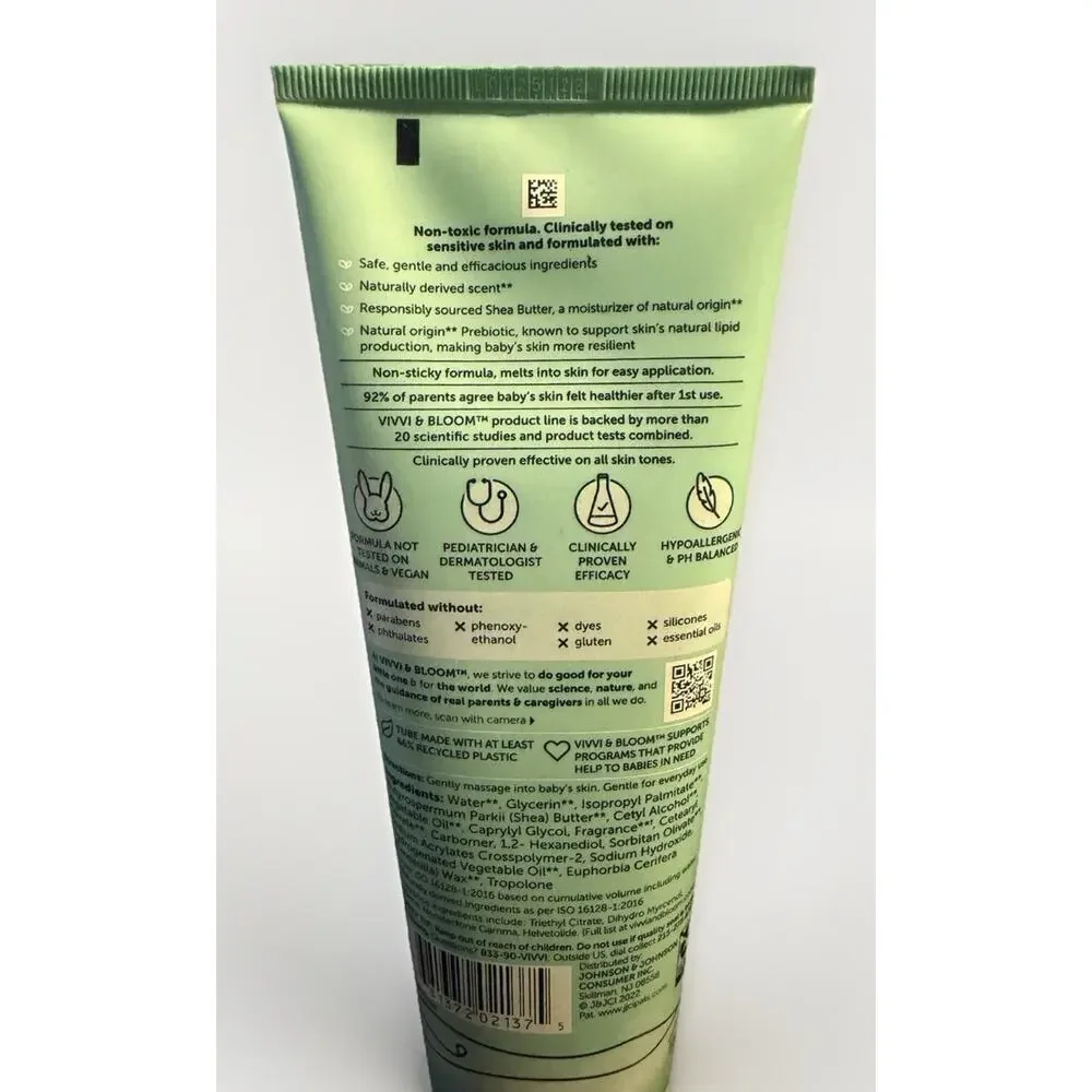 Vivvi & Bloom Baby 2-in-1 Face & Body Whip Lotion 8.5 oz Shea Butter Lot Of 2
